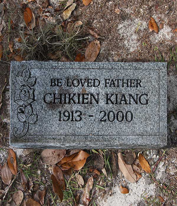 Chikien Kiang Gravestone Photo