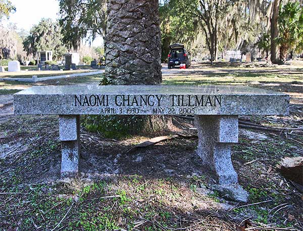 Naomi Chancy Tillman Gravestone Photo