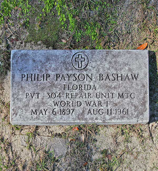Philip Payson Bashaw Gravestone Photo