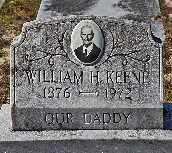 William H. Keene Gravestone Photo
