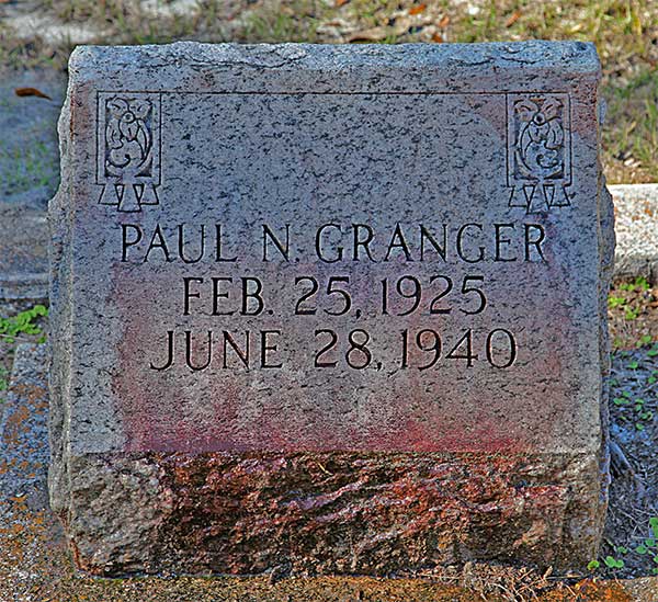 Paul N. Granger Gravestone Photo