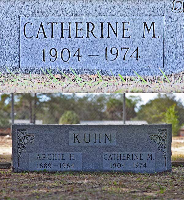 Catherine M. Kuhn Gravestone Photo