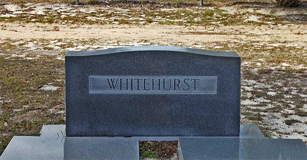  Whitehurst Family Monument Gravestone Photo