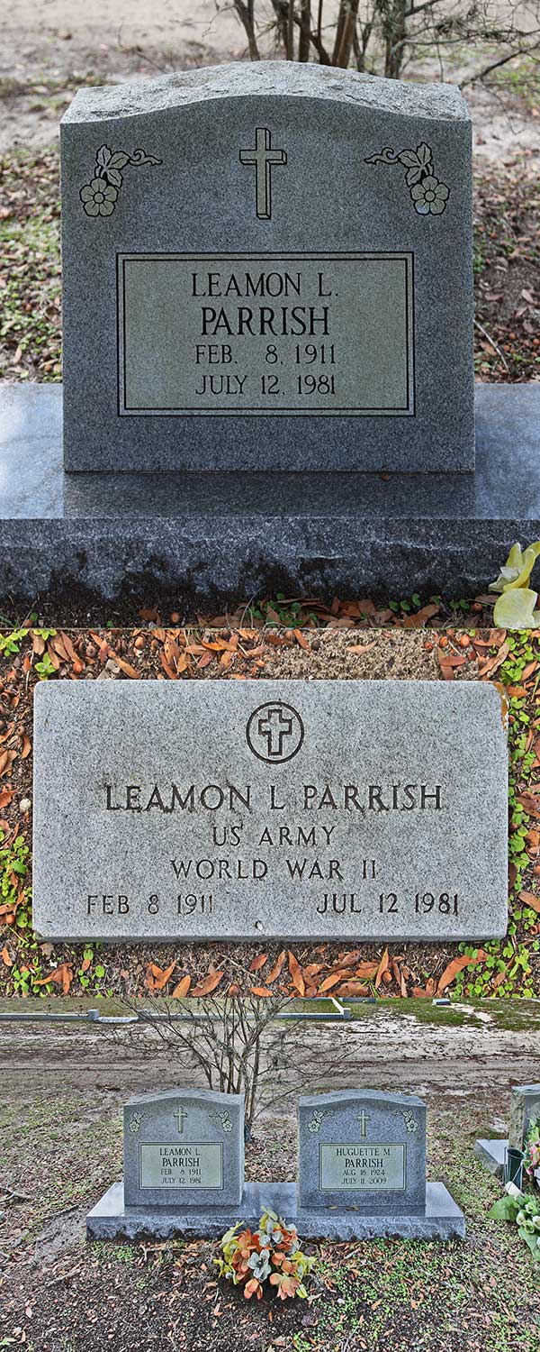 Leamon L. Parrish Gravestone Photo