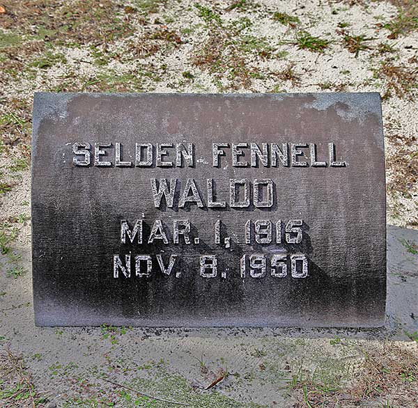 Selden Fennell Waldo Gravestone Photo