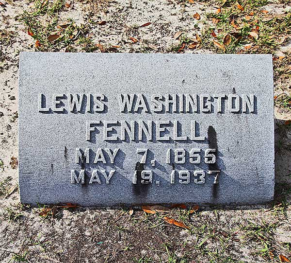 Lewis Washington Fennell Gravestone Photo