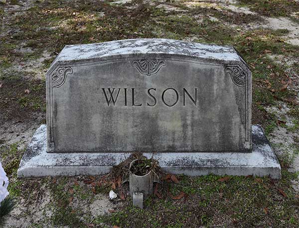  Wilson Family Monument Gravestone Photo