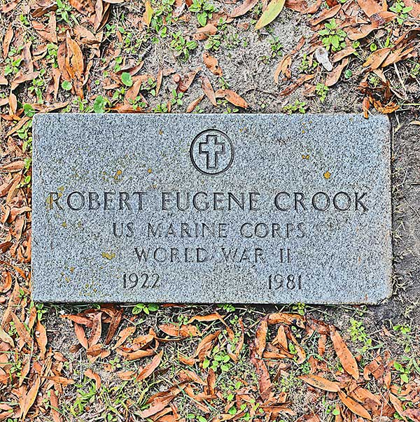 Robert Eugene Crook Gravestone Photo