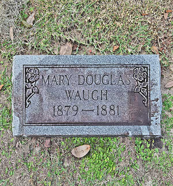Mary Douglas Waugh Gravestone Photo