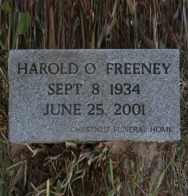 Harold O. Freeney Gravestone Photo