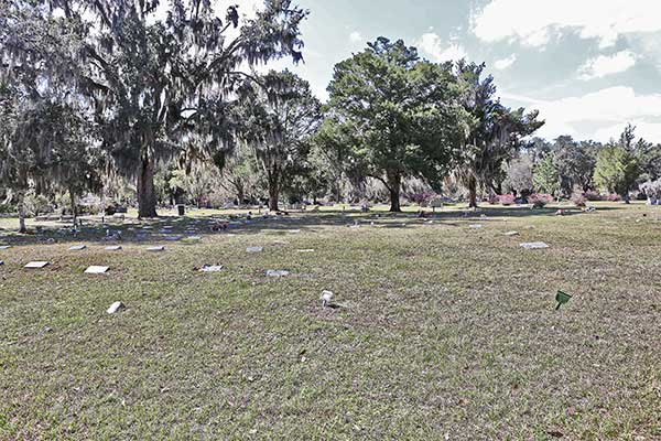  Wide View from the Field Gravestone Photo