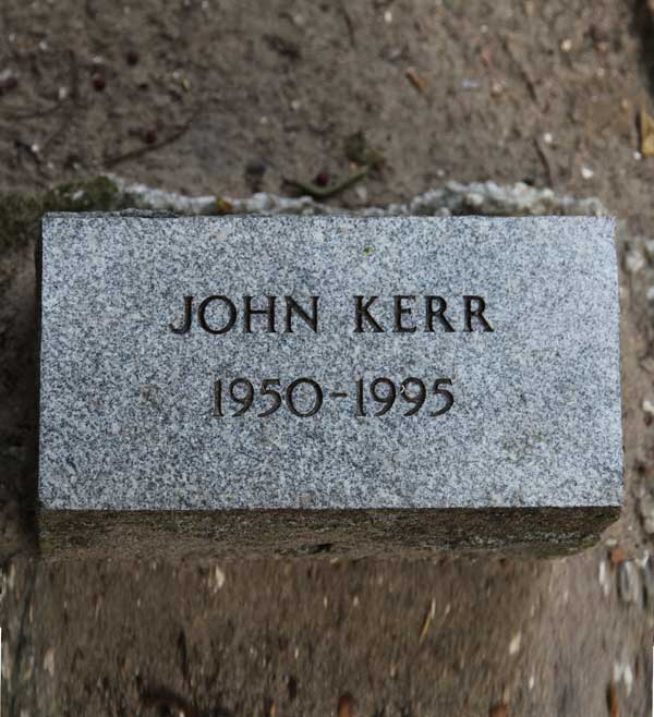 John Kerr Gravestone Photo