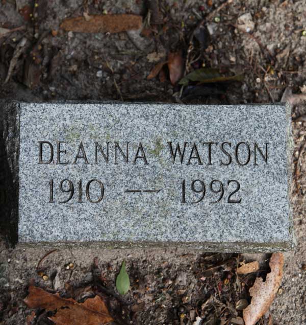 Deanna Watson Gravestone Photo