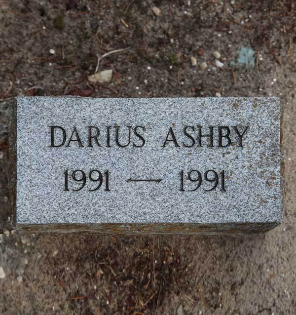 Darius Ashby Gravestone Photo