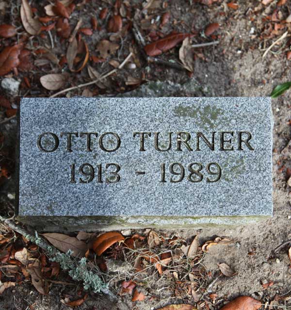 Otto Turner Gravestone Photo