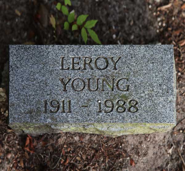 Leroy Young Gravestone Photo