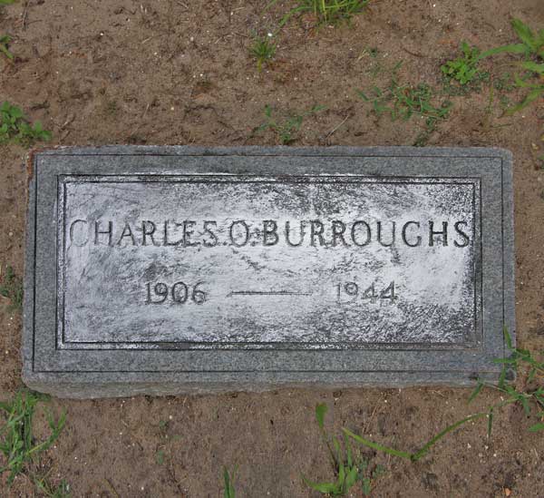 Charles O. Burroughs Gravestone Photo