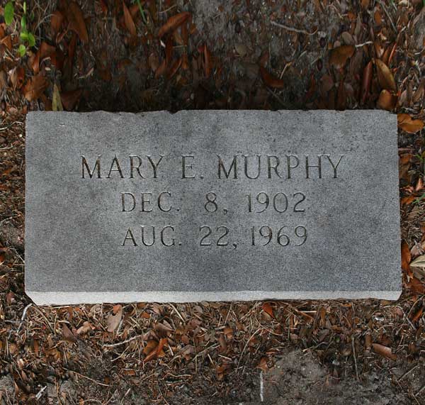 Mary E. Murphy Gravestone Photo