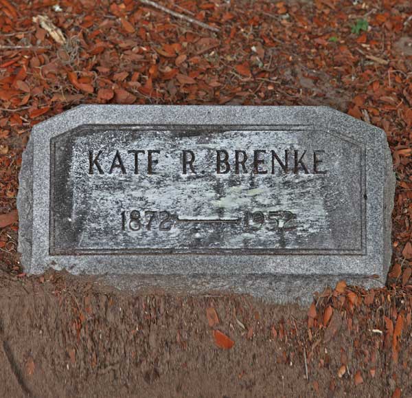 Kate R. Brenke Gravestone Photo