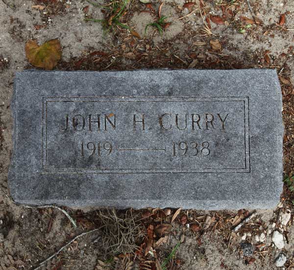 John H. Curry Gravestone Photo