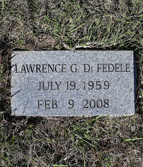 Lawrence G. Di Fedele Gravestone Photo
