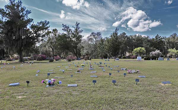  Wide view from field Gravestone Photo