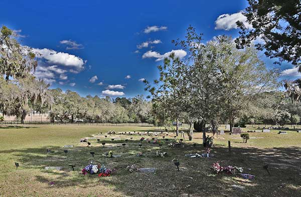  Wide View from between Secctions Gravestone Photo