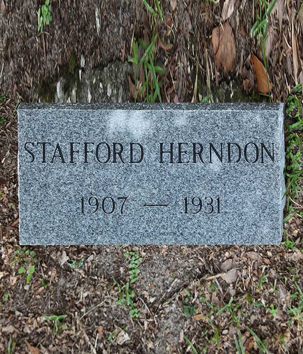 Stafford Herndon Gravestone Photo