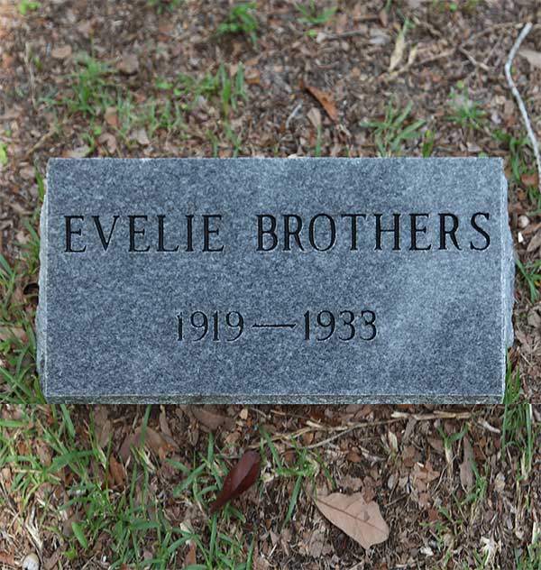 Evelie Brothers Gravestone Photo