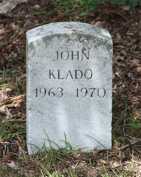 John Klado Gravestone Photo