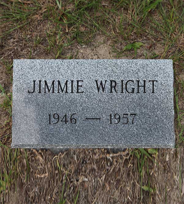 Jimmie Wright Gravestone Photo