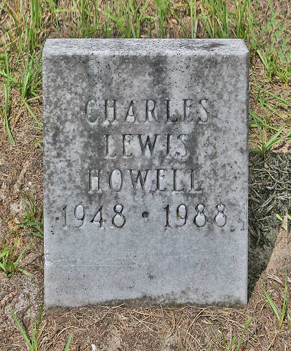 Charles Lewis Howell Gravestone Photo