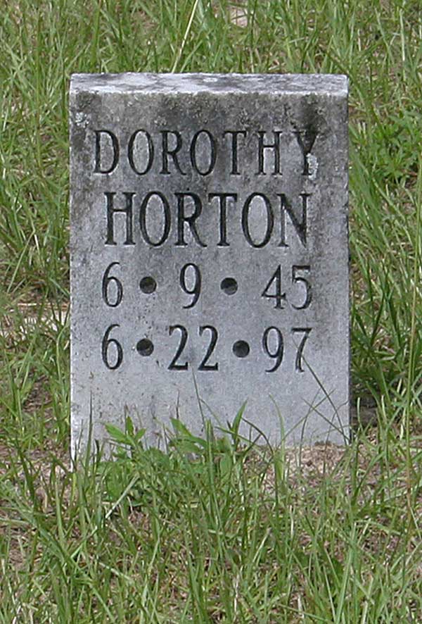 Dorothy Horton Gravestone Photo