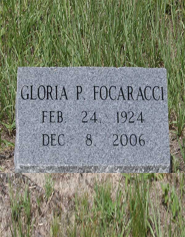 Gloria P. Focaracci Gravestone Photo
