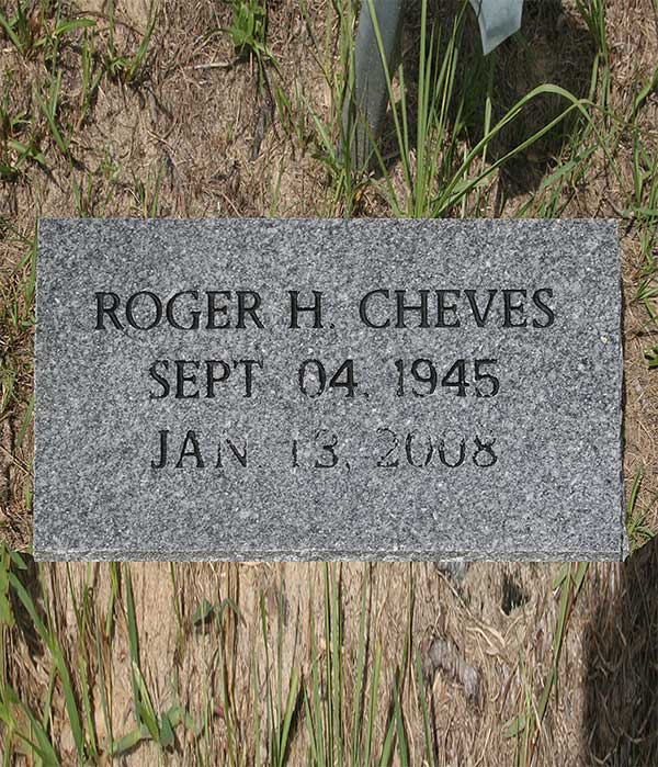 Roger H. Cheves Gravestone Photo