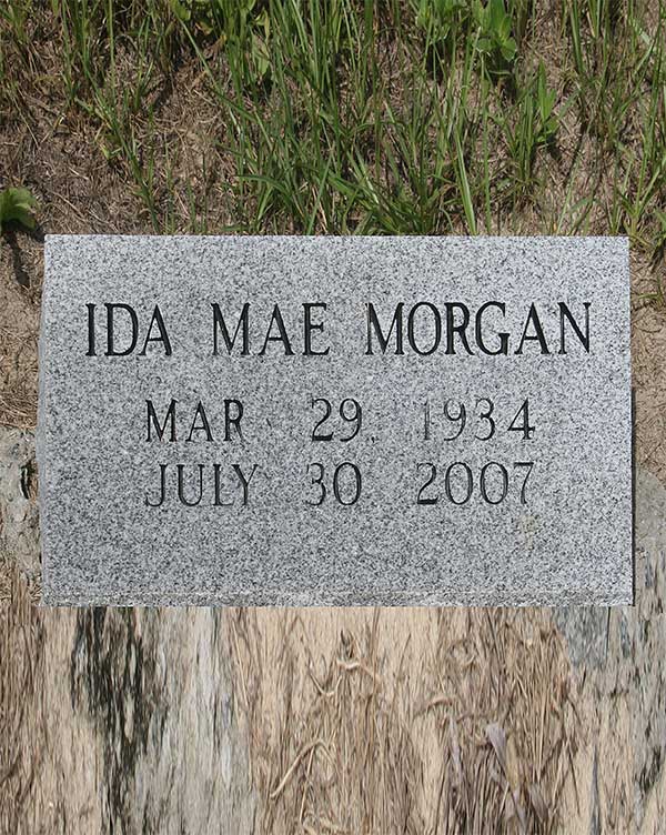Ida Mae Morgan Gravestone Photo