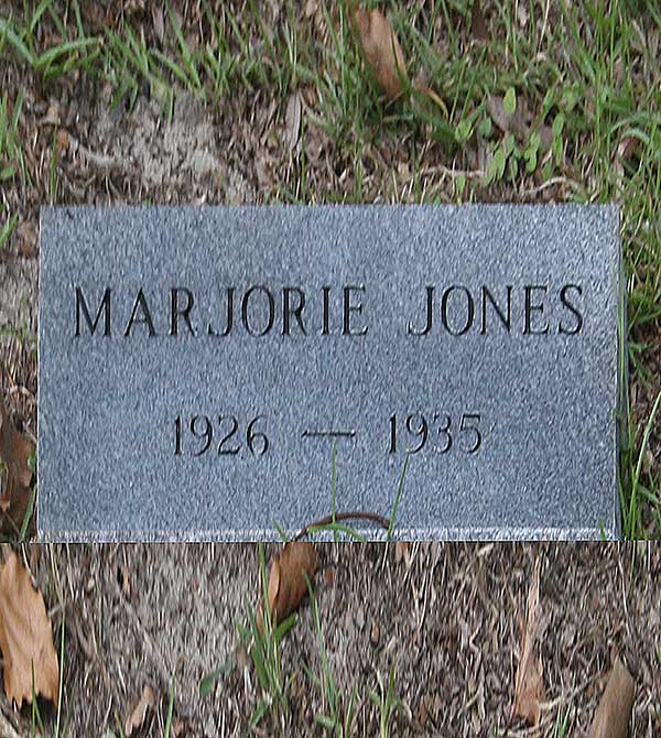 Marjorie Jones Gravestone Photo