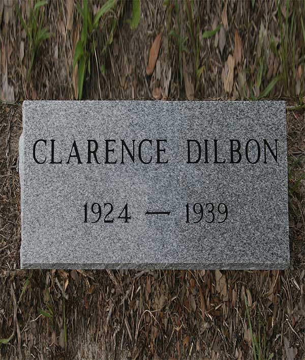 Clarence Dilbon Gravestone Photo