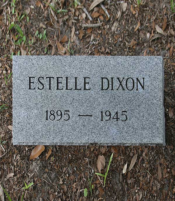 Estelle Dixon Gravestone Photo