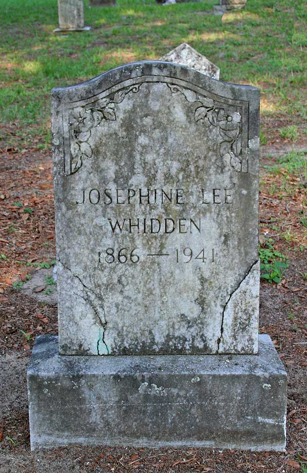 Josephine Lee Whidden Gravestone Photo