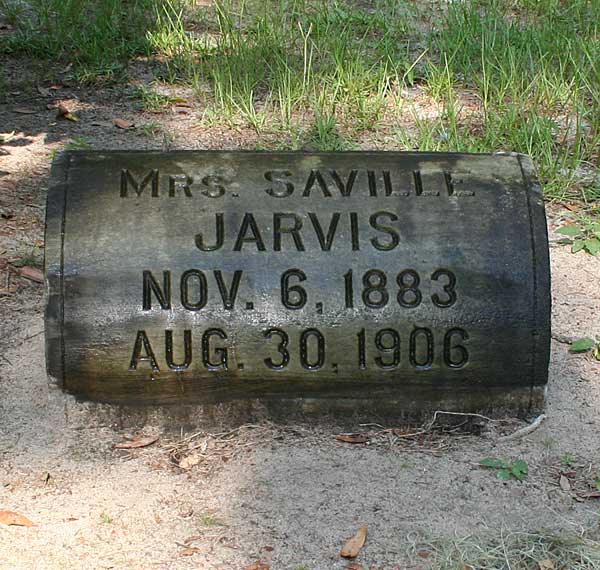 Mrs. Saville Jarvis Gravestone Photo