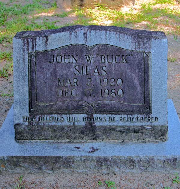 John W. Silas Gravestone Photo