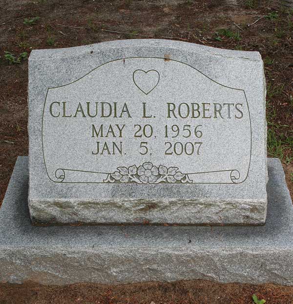 Claudia L. Roberts Gravestone Photo