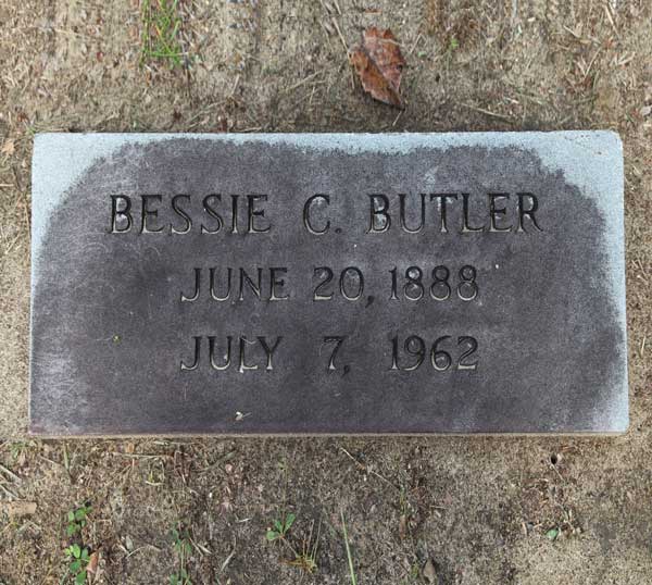 Bessie C. Butler Gravestone Photo