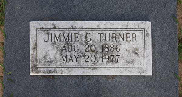 Jimmie G. Turner Gravestone Photo