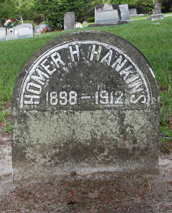 Homer H. Hankins Gravestone Photo