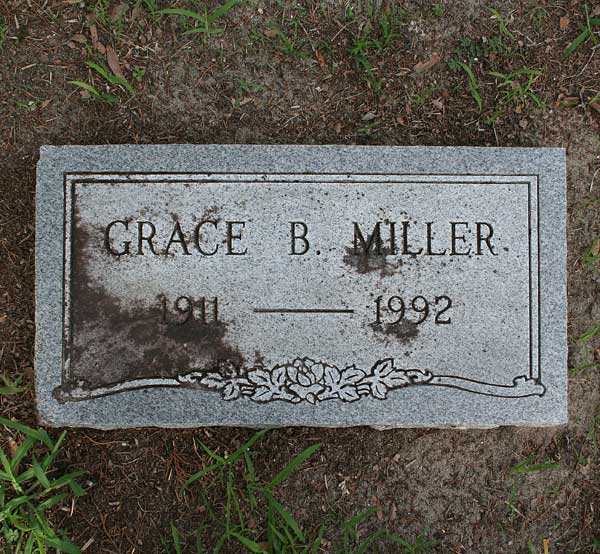 Grace B. Miller Gravestone Photo