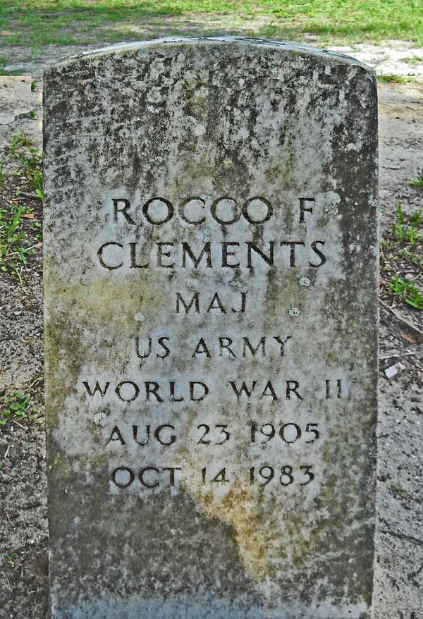 Rocco F. Clements Gravestone Photo