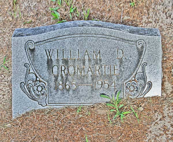 William D. Cromartie Gravestone Photo
