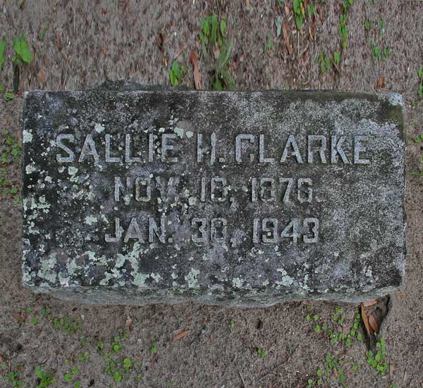 Sallie H. Clarke Gravestone Photo
